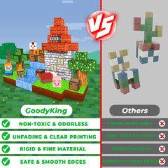 Goody King Magnetic Blocks child-building in progress for hands-on learning