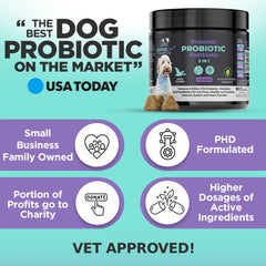 Googipet Probiotics pumpkin enzyme blend aids gentle digestion.