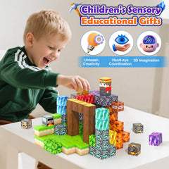 Gooidea Magnetic Blocks crystal formations spark creative building and exploration.