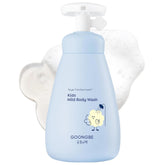 GOONGBE Kids Body Wash pump foam delivers tear-free cleansing for delicate skin.