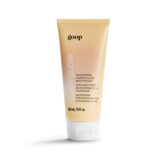 goop Beauty Microderm Body Polish jar showing exfoliation and hydration in one step