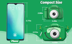 Goopow Kids Camera back view with kid-friendly controls.