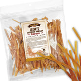 Gootoe Soft Dog Treats chicken jerky in resealable packaging for easy storage
