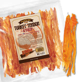 Gootoe USA-sourced turkey tendons for dogs in a 1 lb pack, long-lasting chews.