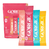 GORGIE bestsellers variety pack shown for on the go energy.