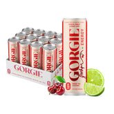 GORGIE Jordyn Jones Cherry Lime can front—sugar-free energy with a light, refreshing taste.