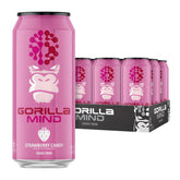 Gorilla Mind Energy Drink can front view, sugar-free formula supports focus