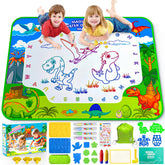 GORISPI Water Doodle Mat 40x32 inches provides a large mess-free drawing space.