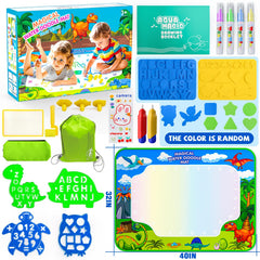GORISPI Water Doodle Mat lets kids draw freely for mess-free creativity.