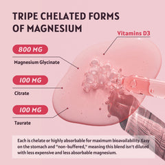 GORNVB Magnesium Drops label featuring chelated magnesium and D3.