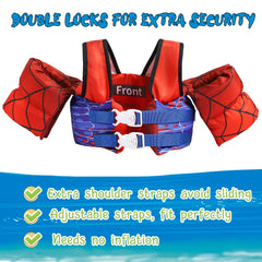 GOSEN Toddler Floaties buckle detail highlighting double safety design