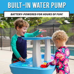 GoSports water table racetrack play with boats and cars