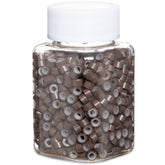 GOTDYA brown extension beads 5mm pack for secure hair integration