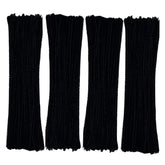 GOTOONE black pipe cleaners 200-piece pack for versatile crafts and decorations.