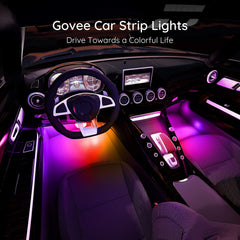 Govee car lights app DIY mode enables color selection and syncing