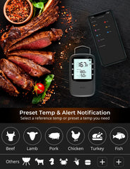 Govee probes feature waterproof 304 stainless steel for safe, reliable measurements.
