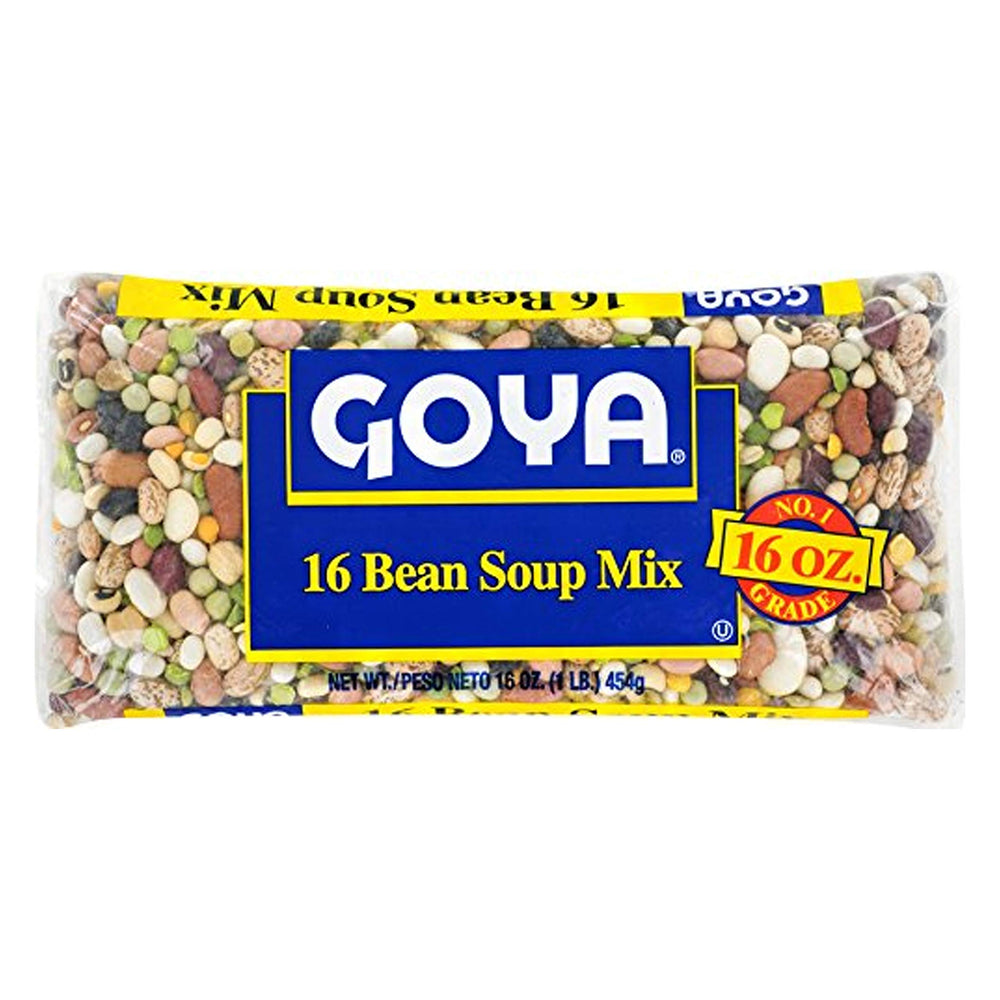 Goya soup mix 16-bean bag front view for hearty weeknight meals