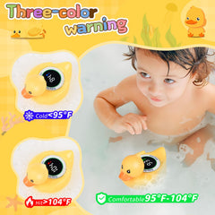 Goyowat floating display shows temperature at a glance during baths