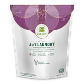 Grab Green packaging with a Velcro closure for easy, mess-free use