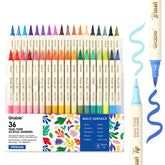 Grabie dual-tip markers in packaging offer quick-drying vibrant colors for crafts