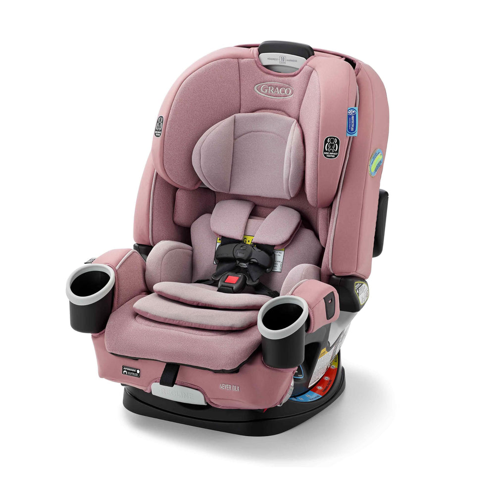 Graco 4Ever DLX rapid-remove cover for quick machine-wash cleaning.