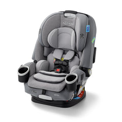 Graco 4Ever DLX rear-facing harness keeps your infant secure and comfy.