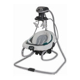 Graco DuetSoothe swing seat removable for easy transition and keeping baby nearby.