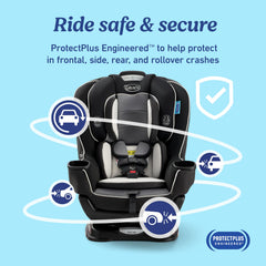 Graco Extend2Fit InRight LATCH attaches quickly with an audible click
