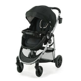 Graco Modes Pramette stroller setup showing 3-in-1 versatility for growing families