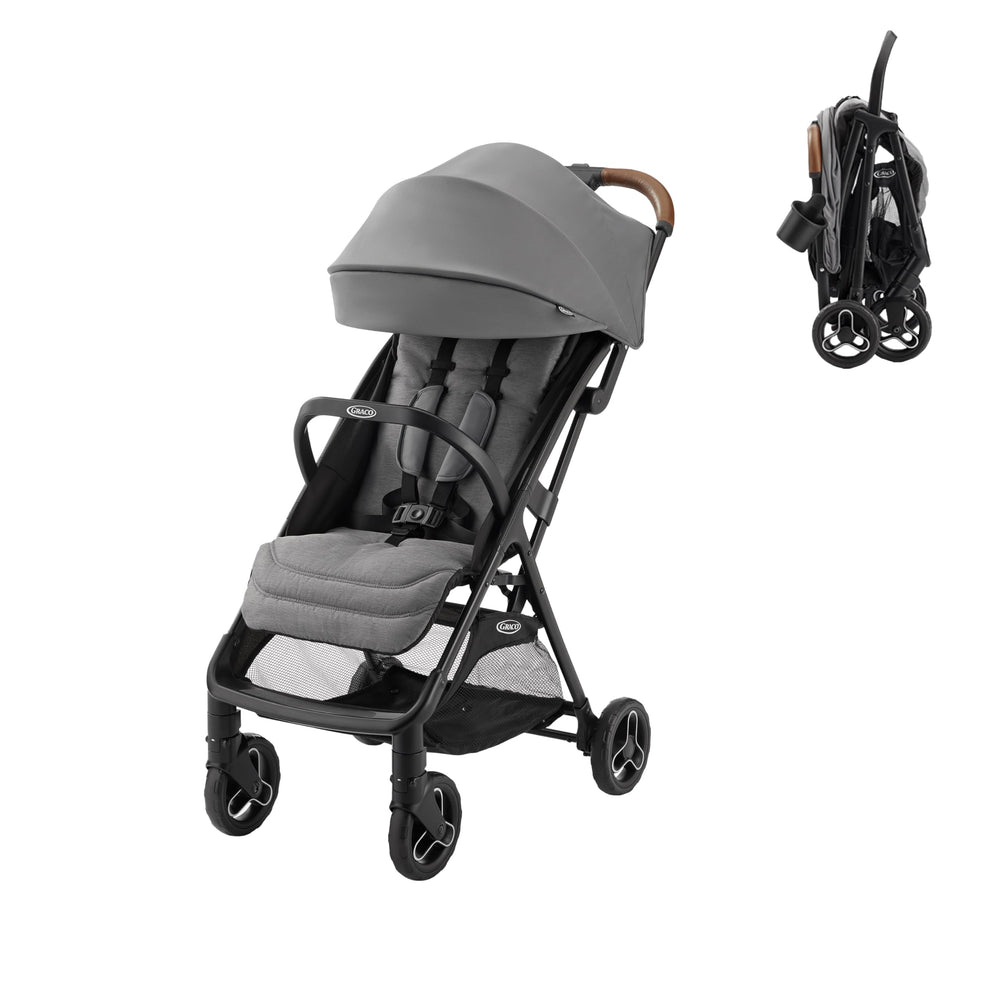 Graco Ready2Jet auto-fold in action for easy one-handed folding