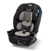 Graco SlimFit 3-in-1 rear-facing harness saves space in the back seat.