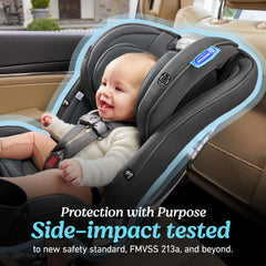 Graco SlimFit3 LX highback booster extends seating options for older kids
