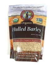 Grain Place Foods hulled barley bag front, versatile for soups and sides