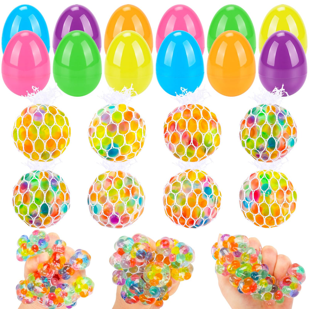 Gralima 12-pack Easter eggs in vibrant colors for festive egg hunts and party favors.
