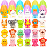 Gralima Easter eggs with animal squishy toys inside for joyful egg hunts