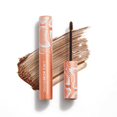 GrandeBROW 2-in-1 tinted gel application adds instant color and natural fullness