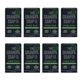 The Grandpa Soap Company Pine Tar Bar Soap full product shot for all-over cleansing.