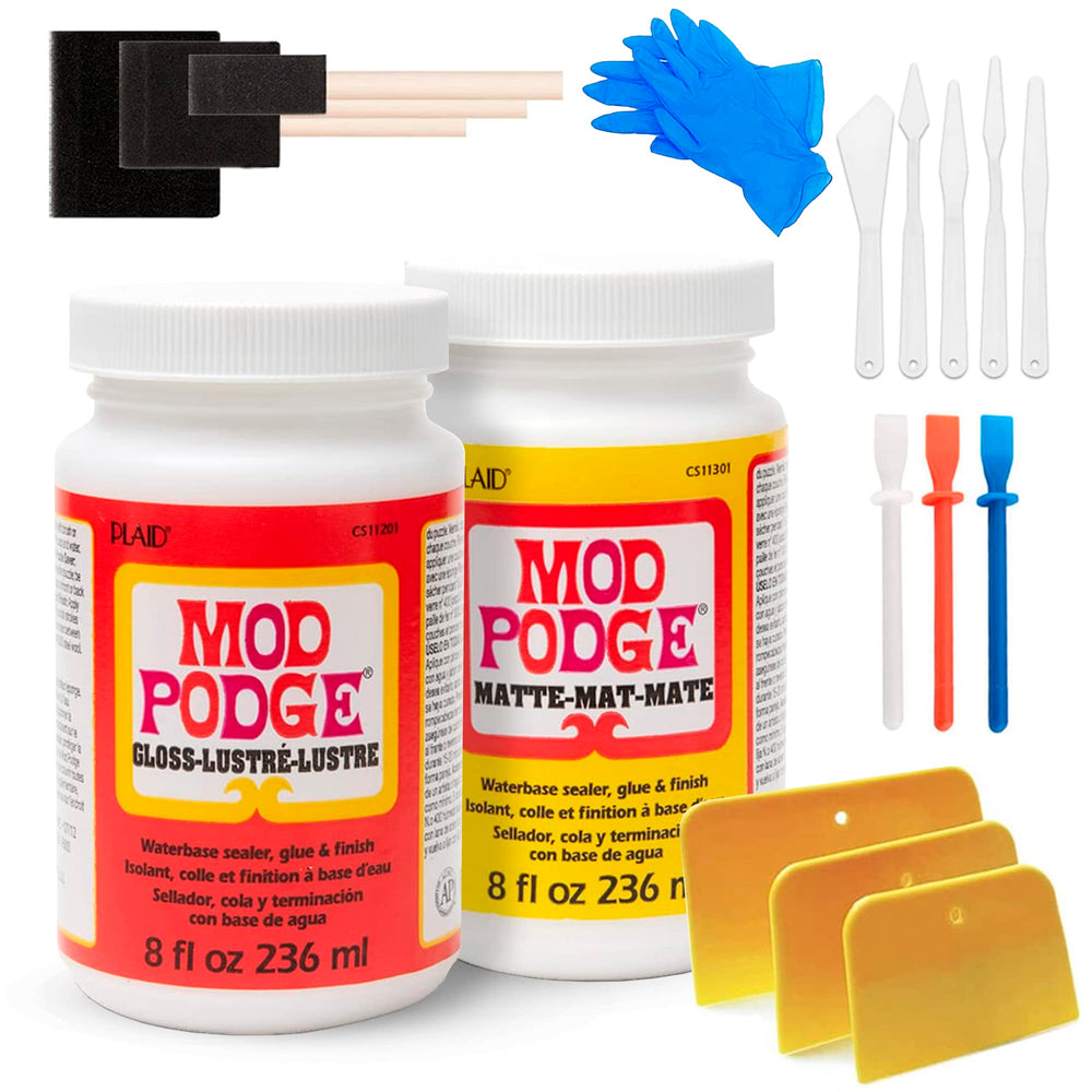 GrandProducts Mod Podge Gloss 8oz bottle for waterproof sealing and gloss finish