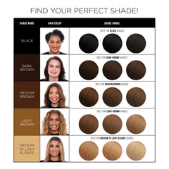 GRAY AWAY EverPro medium/light blonde shade swatch matches natural tones.