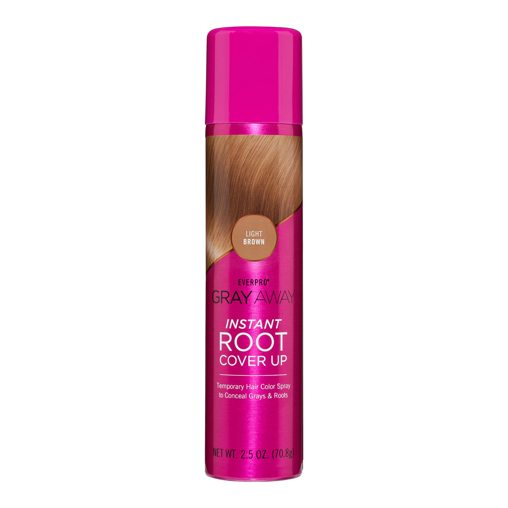Gray Away EverPro root cover spray front view for quick root concealment.