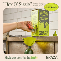 Graza Sizzle pan-sear shot showcasing mellow flavor in quick high-heat dishes