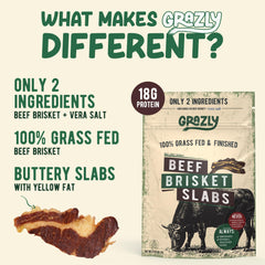 Grazly brisket slab tender-juicy-center with buttery texture.