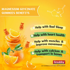 Close-up of GREABBY gummies showing lemon balm aroma for relaxation