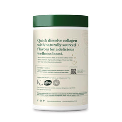 Great Lakes Wellness vanilla collagen scoop included for beverages