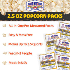 Great Northern 2.5oz packs yield about 2.5 quarts, perfect for sharing.
