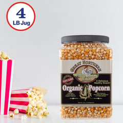 Great Northern Popcorn Company kernels for microwave use, quick and convenient prep.