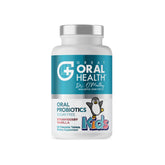 Great Oral Health kids probiotic tablets with strawberry-vanilla flavor may support fresh breath.