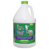 Green Gobbler Emergency Septic Sludge Remover bottle pour showing easy flush use and accessibility.