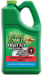 Green Gobbler Fruit Fly Goodbye Gel bottle pour to start drain treatment