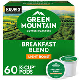 Green Mountain Breakfast Blend K-Cup Pod for a bright, fresh start